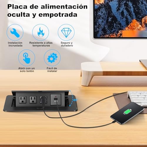 hidden recessed power strip pop up socket 3 outlets and 2 usb hidden recessed power strip pop up socket 3 outlets and 2 usb