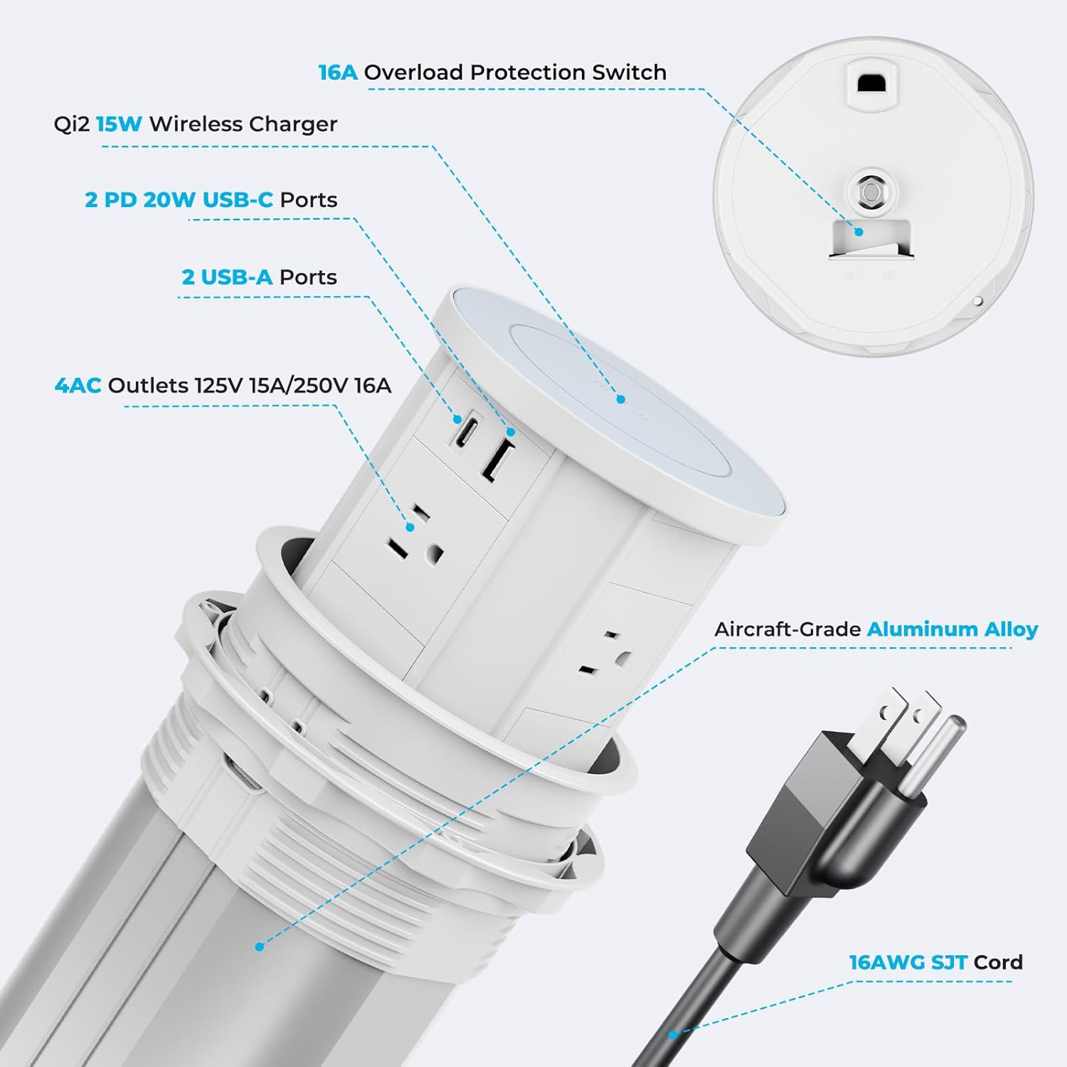 pop up outlet for countertop with 15w wireless charger recessed desk grommet pop up outlet for countertop with 15w wireless charger recessed desk grommet