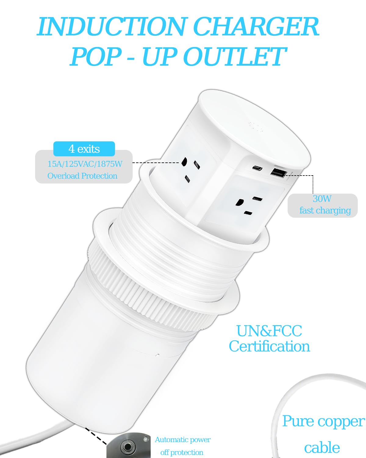 2500w pop up power socket 4in desk hole 20w wireless charger hidden 2500w pop up power socket 4in desk hole 20w wireless charger hidden