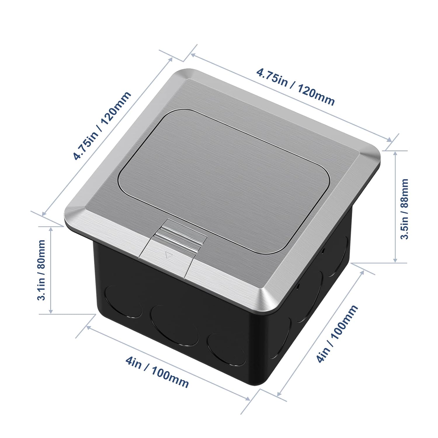 pop up floor electrical outlet box kit,20 amp stainless steel tr tamper pop up floor electrical outlet box kit,20 amp stainless steel tr tamper
