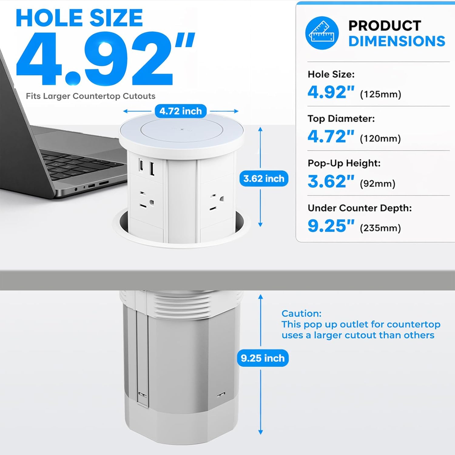 pop up outlet for countertop with 15w wireless charger recessed desk grommet pop up outlet for countertop with 15w wireless charger recessed desk grommet