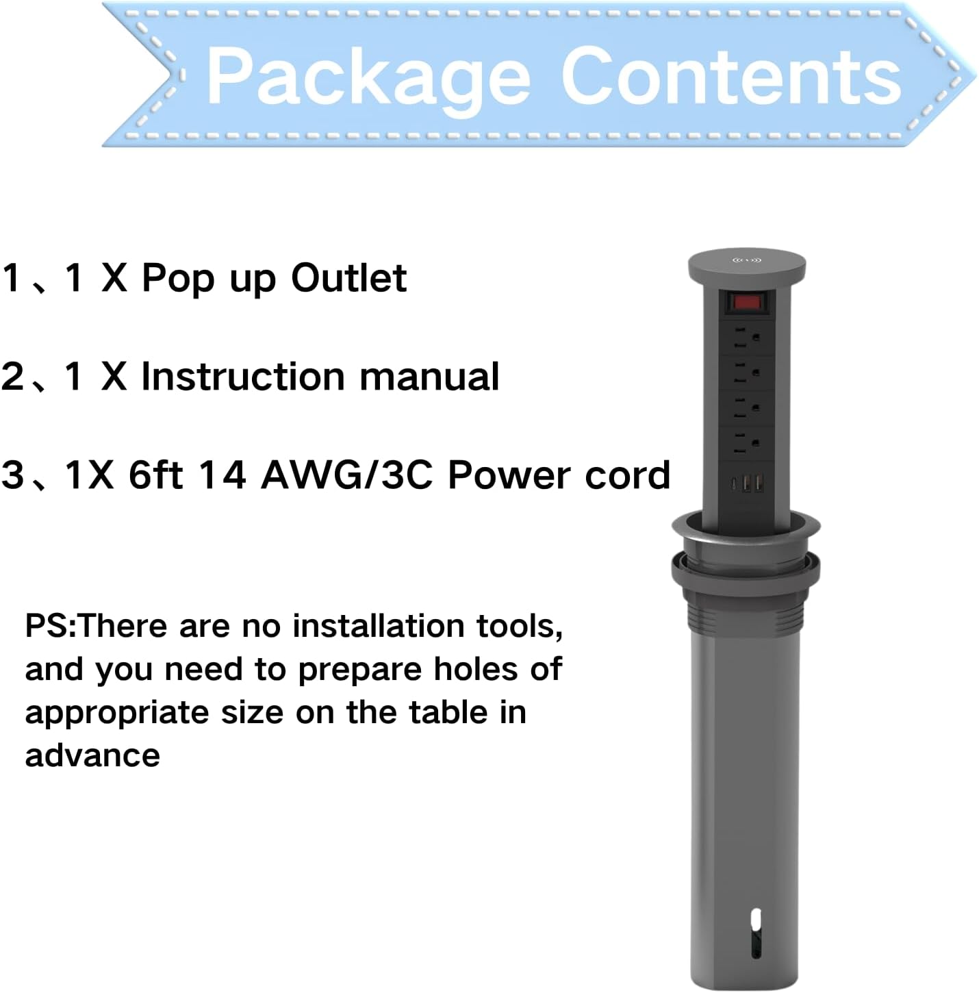 pop up outlet for countertop 4.72in desk grommet power station pd20w usb pop up outlet for countertop 4.72in desk grommet power station pd20w usb