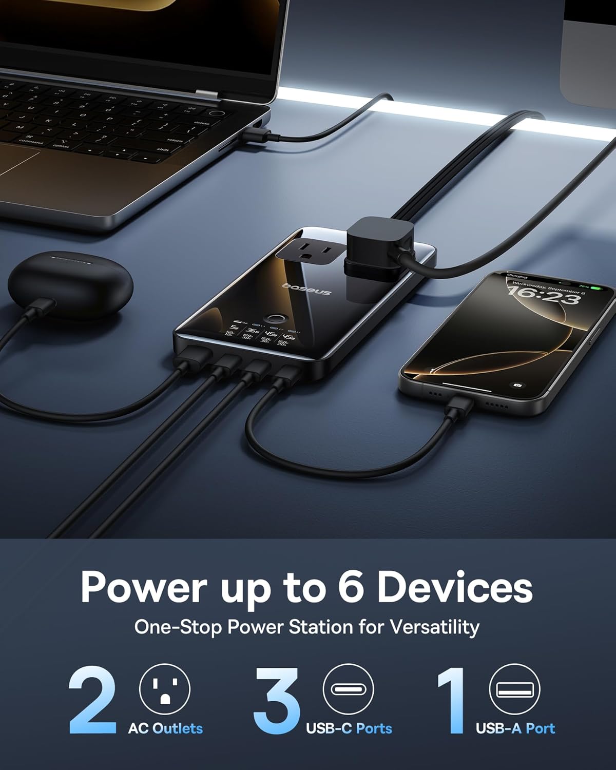 blade charging station 140w 6 in 1 compact usb c power strip with 5ft blade charging station 140w 6 in 1 compact usb c power strip with 5ft