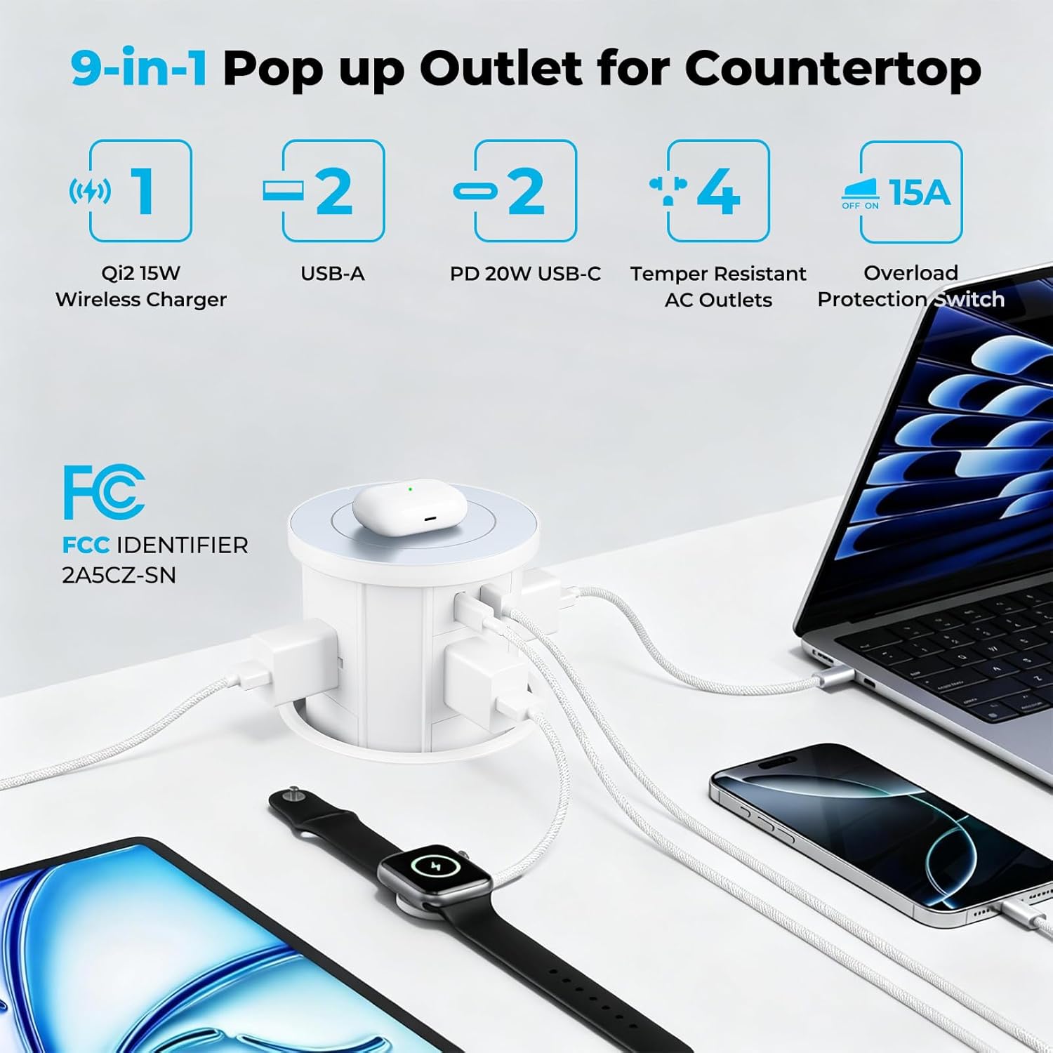 pop up outlet for countertop with 15w wireless charger recessed desk grommet pop up outlet for countertop with 15w wireless charger recessed desk grommet