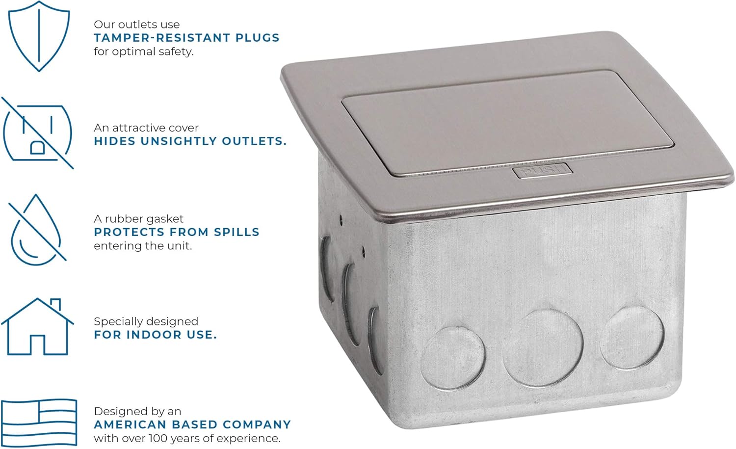 now with plastic back box and improved oval push button. pufp ct ss pb pop now with plastic back box and improved oval push button. pufp ct ss pb pop