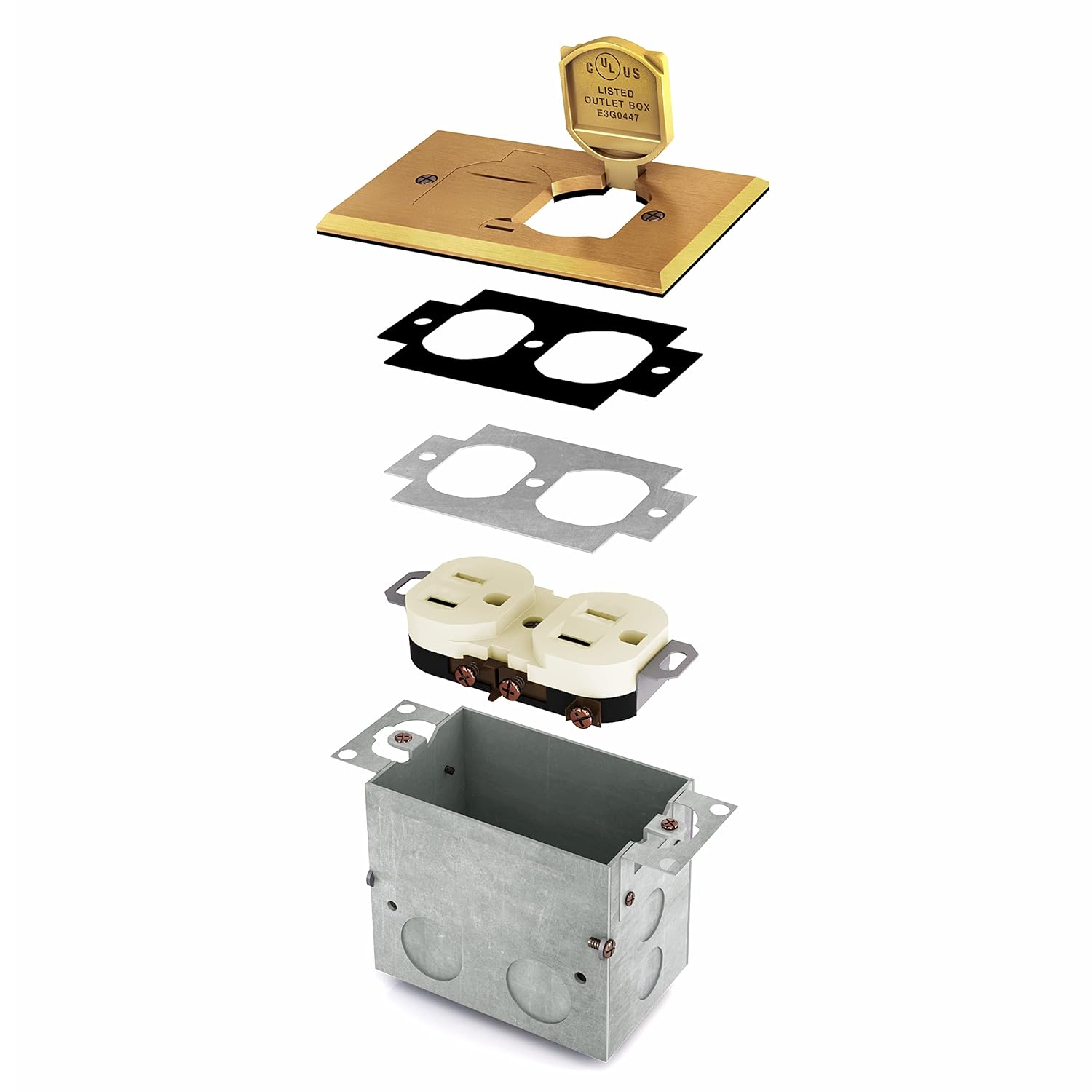 slfb tr20 br 20a receptacle outlets tamper resistant electrical floor box with flip lid slfb tr20 br 20a receptacle outlets tamper resistant electrical floor box with flip lid