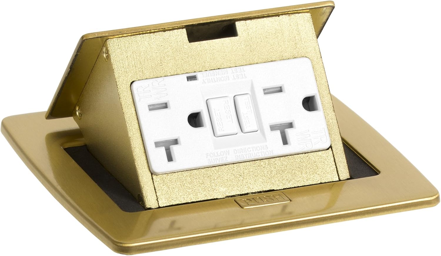 square gfci countertop pop up outlet box tamper resistant splash proof with square gfci countertop pop up outlet box tamper resistant splash proof with
