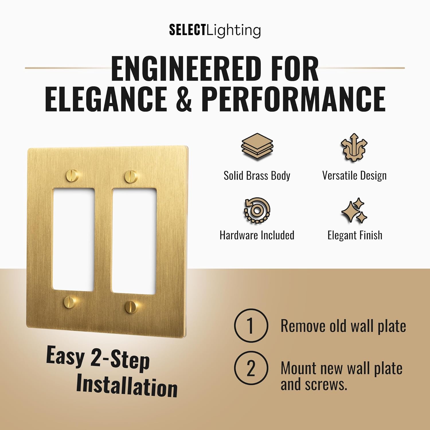 select 2 gang solid brass wall plate cover satin brass finish electrical receptacle select 2 gang solid brass wall plate cover satin brass finish electrical receptacle