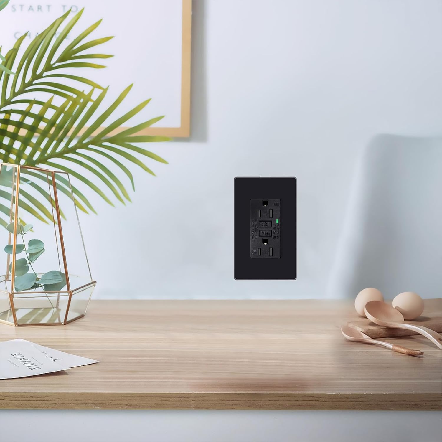gfci outlet receptacle with led indicator 15 amp 125 volt wallplate and gfci outlet receptacle with led indicator 15 amp 125 volt wallplate and