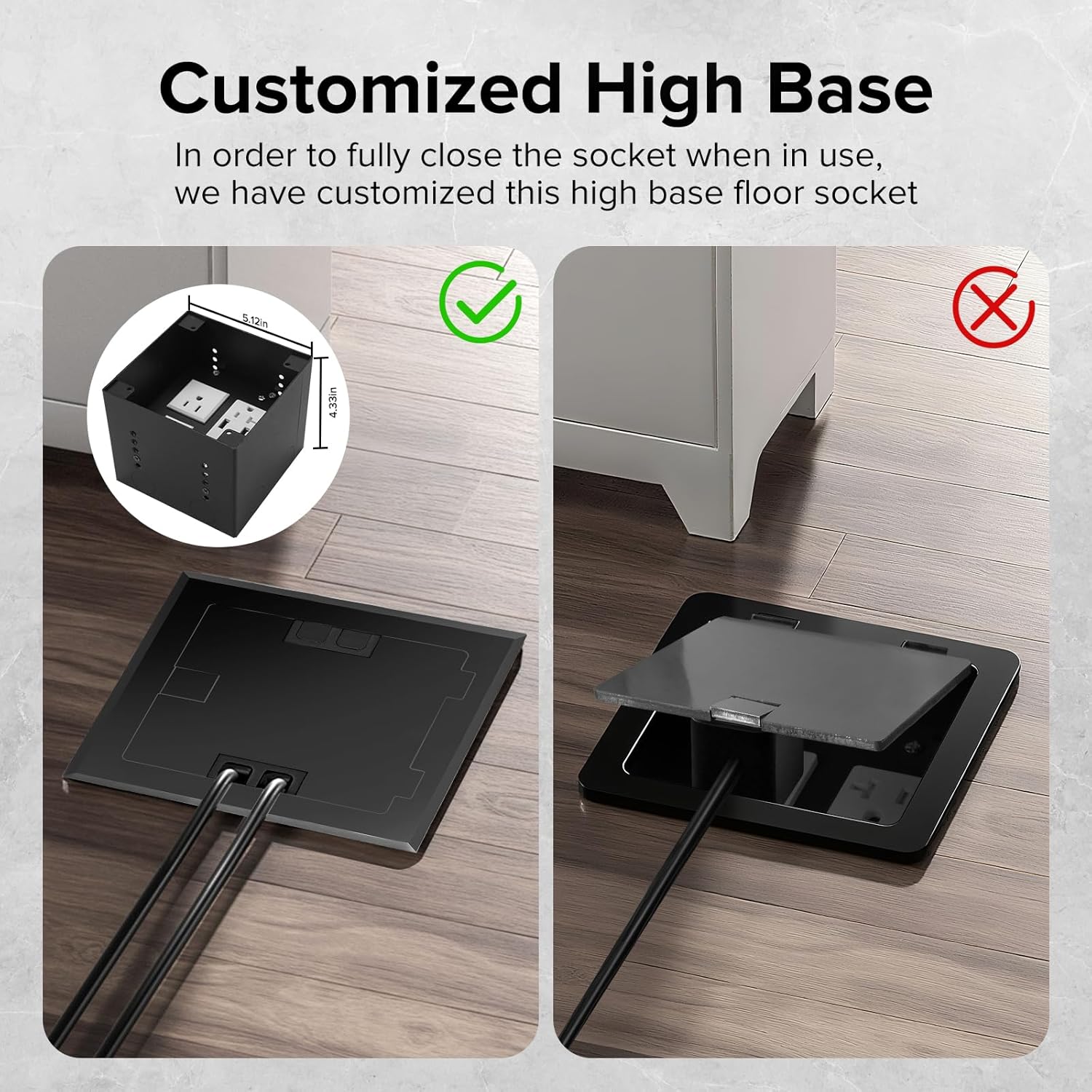 recessed flat hidden floor electrical outlet box kit stainless steel cover with recessed flat hidden floor electrical outlet box kit stainless steel cover with