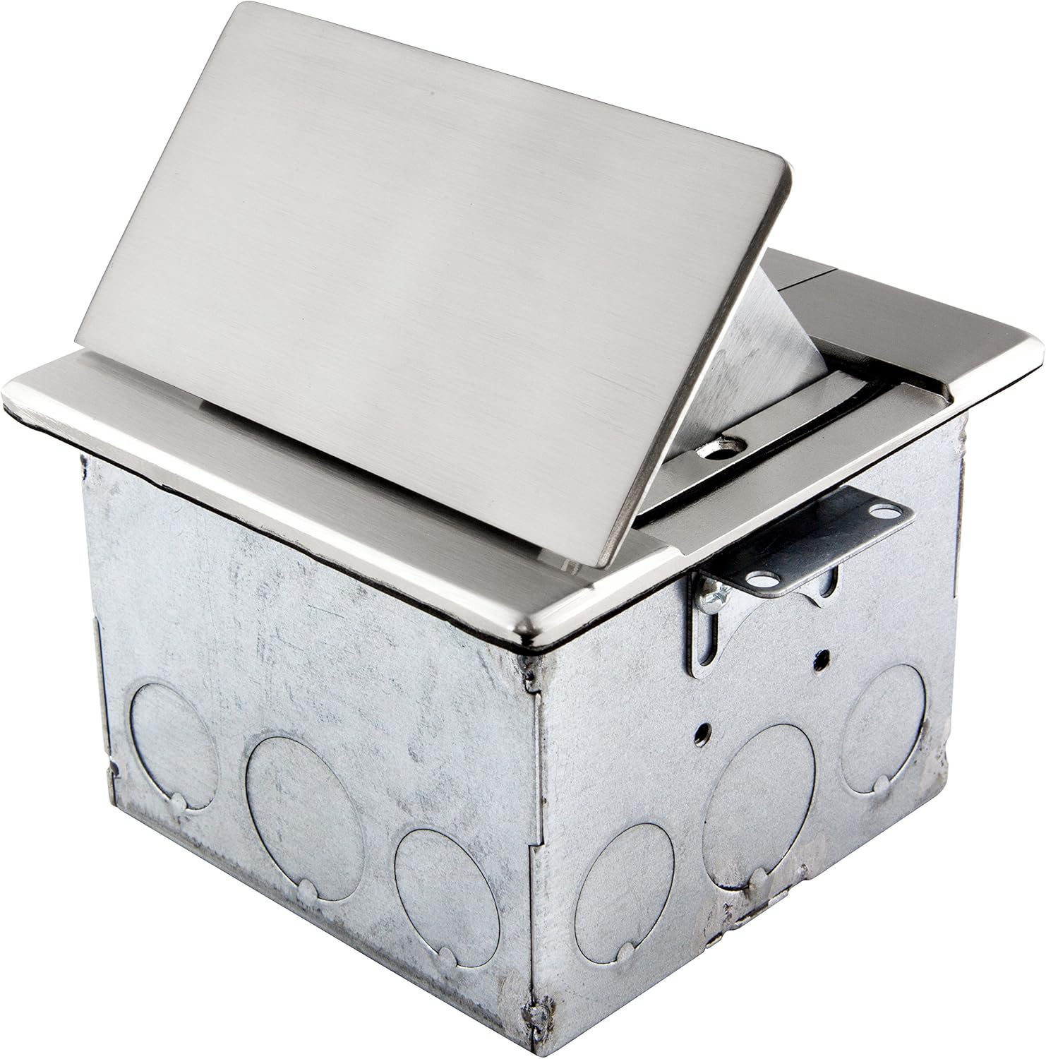 square pop up floor box kit 4.7" x 4.7" cover 20a tamper weatherproof receptacle square pop up floor box kit 4.7" x 4.7" cover 20a tamper weatherproof receptacle